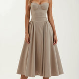 Odette Elegancia | Midi haljina s strukturiranim korsetom