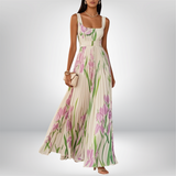 Penelope | Maxivjenčanica od chiffon s preklopljenim cvjetovima