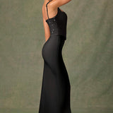 BELA | Elegantna saten korzirska haljina