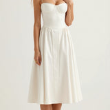 Odette Elegancia | Midi haljina s strukturiranim korsetom