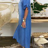 Ibiza | Maxi haljina od trapera s modernim detaljima