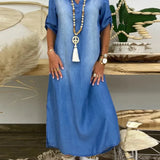 Ibiza | Maxi haljina od trapera s modernim detaljima