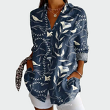 Elegantna košulja s cvjetnim uzorkom