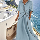 Emília – Haljina s lagano labavim prugama