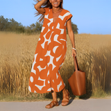 Magda | Jenina lagana haljina s V izrezom