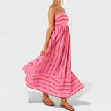 Isabel - Duga haljina s prugama