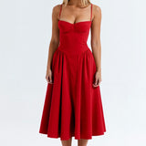 Odette Elegancia | Midi haljina s strukturiranim korsetom