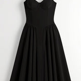 Odette Elegancia | Midi haljina s strukturiranim korsetom