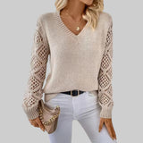 Le clair | Neformalna pamučna majica s V-izrezom