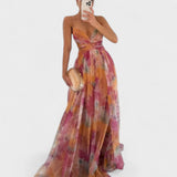 Madeline | Duga haljina s cvjetnim uzorkom za opuštenu eleganciju