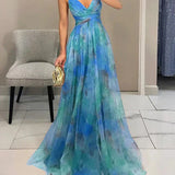 Madeline | Duga haljina s cvjetnim uzorkom za opuštenu eleganciju