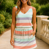 Jemma | Mini haljina s prugastim uzorkom