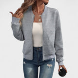 Dora – Estrukturirana bomber jakna s patentnim zatvaračem