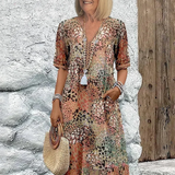 Lia | Srednja haljina za žene od lagane tkanine