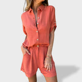 Matilde|Lagani ljetni set od lanenog materijala