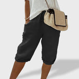 Mariana | Lagani laneni šorc od pamuka i lanenog materijala