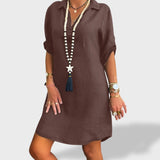 Vitória | Ljetna svježa lanena haljina