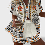 Norellia | Ljetni lagani i svestrani kratki set od lanene tkanine