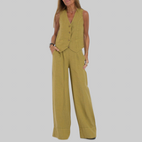 Martina | Elegantni dvodijelni laneni set