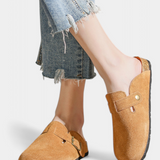 Aubree | Muške i ženske mokasinke od velura s podesivom kopčom