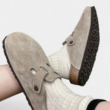 Aubree | Muške i ženske mokasinke od velura s podesivom kopčom