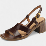Milie | Retro sandale s četvrtastim vrhom i udobnim petom