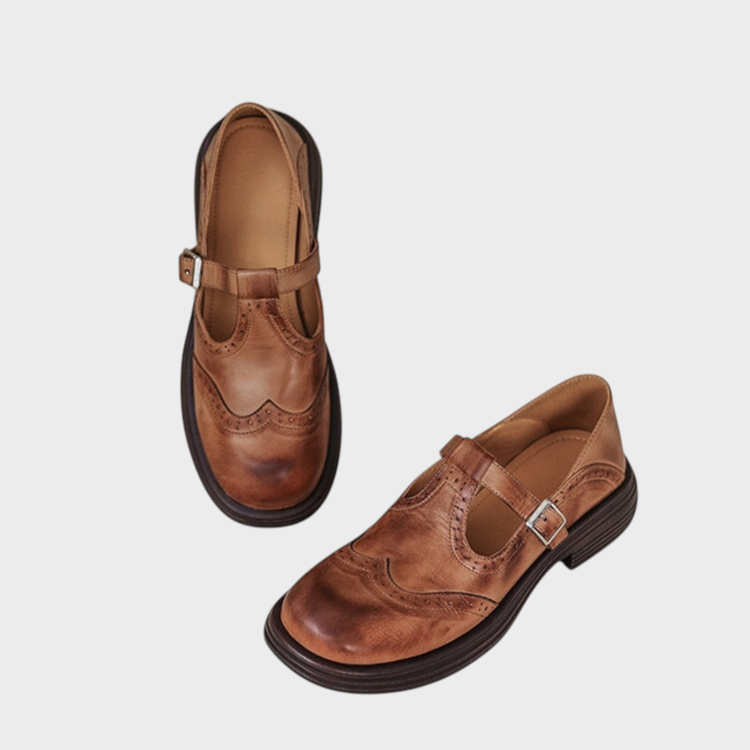 CAPITULINO | Elegantne Mary Janes od kože