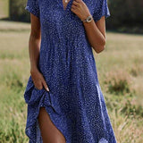 Ana Bela | Svjetlucava midi haljina s raznovrsnim i ženstvenim stilom