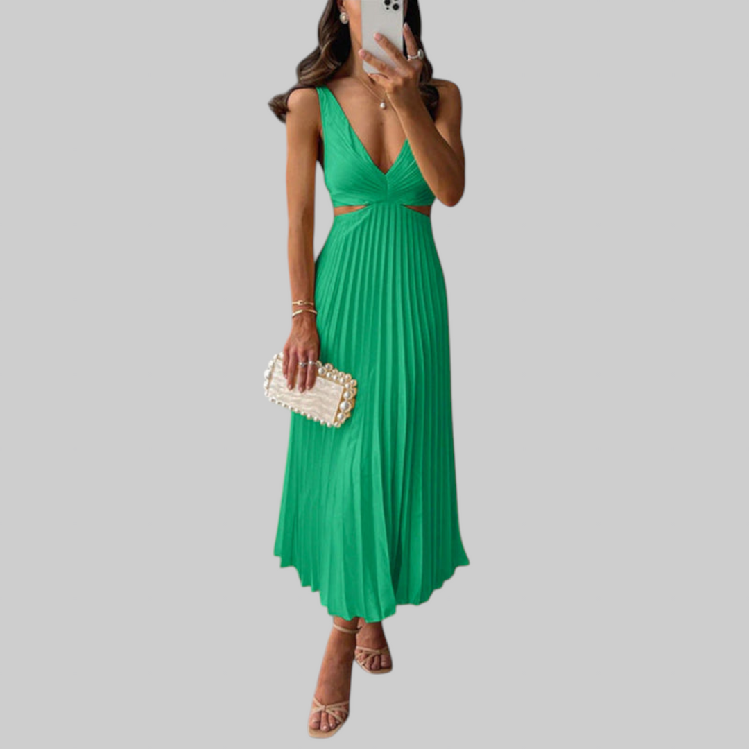 Lara – Elegantna plisirana večernja haljina