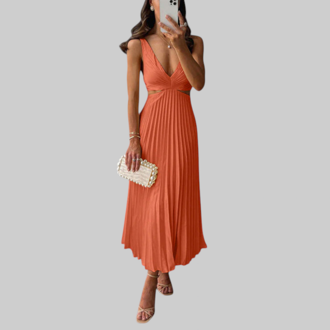 Lara – Elegantna plisirana večernja haljina