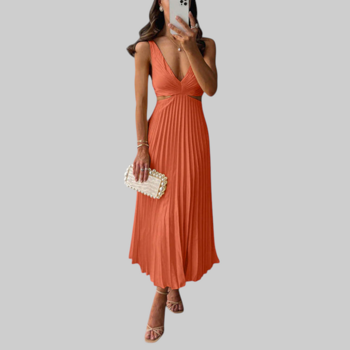 Lara – Elegantna plisirana večernja haljina