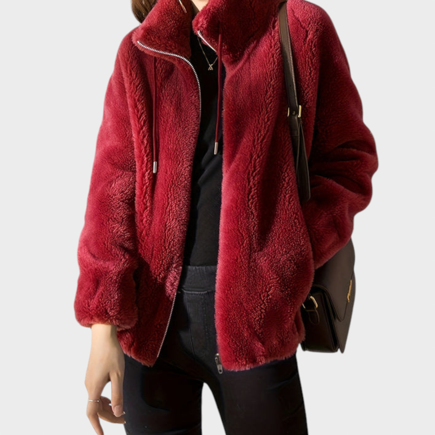 Florente | Jakna s visokim ovratnikom