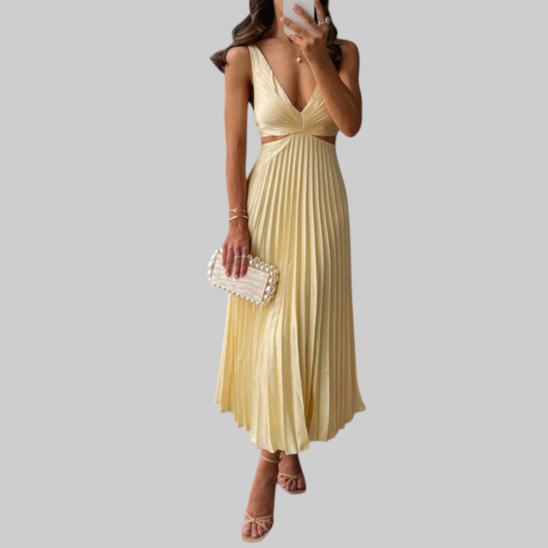 Lara – Elegantna plisirana večernja haljina