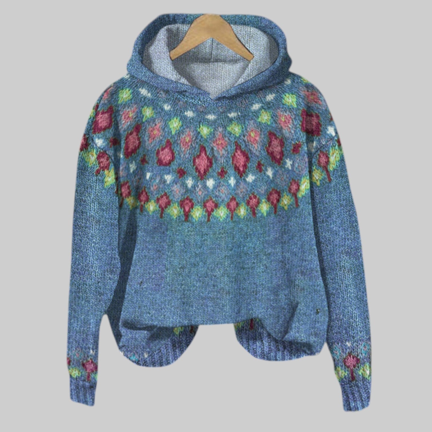 Gwen - Topli kaput s kapuljačom u nordijskom stilu