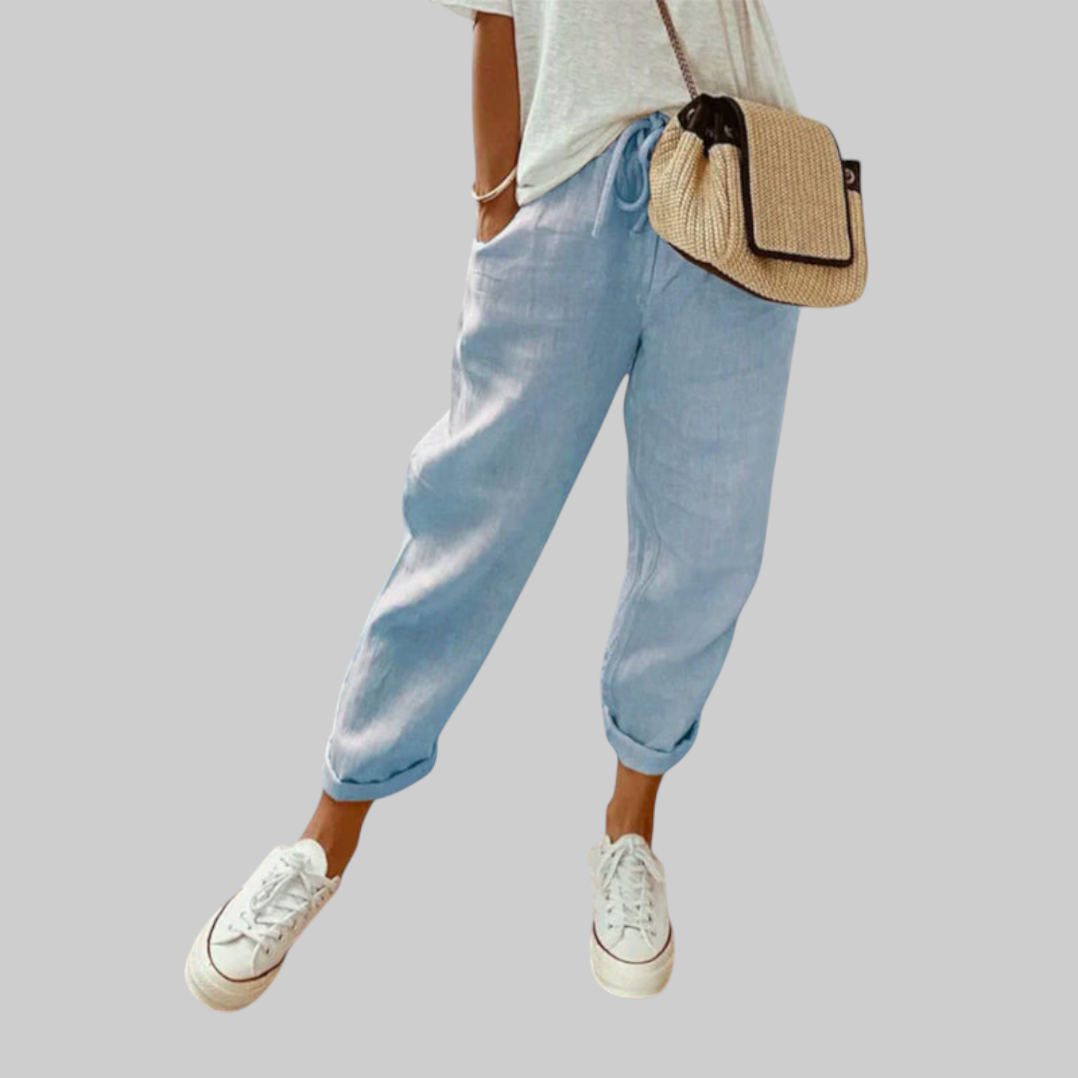 Giorgia – Prozračne hlače od lana