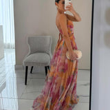 Madeline | Duga haljina s cvjetnim uzorkom za opuštenu eleganciju