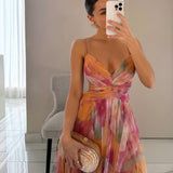 Madeline | Duga haljina s cvjetnim uzorkom za opuštenu eleganciju