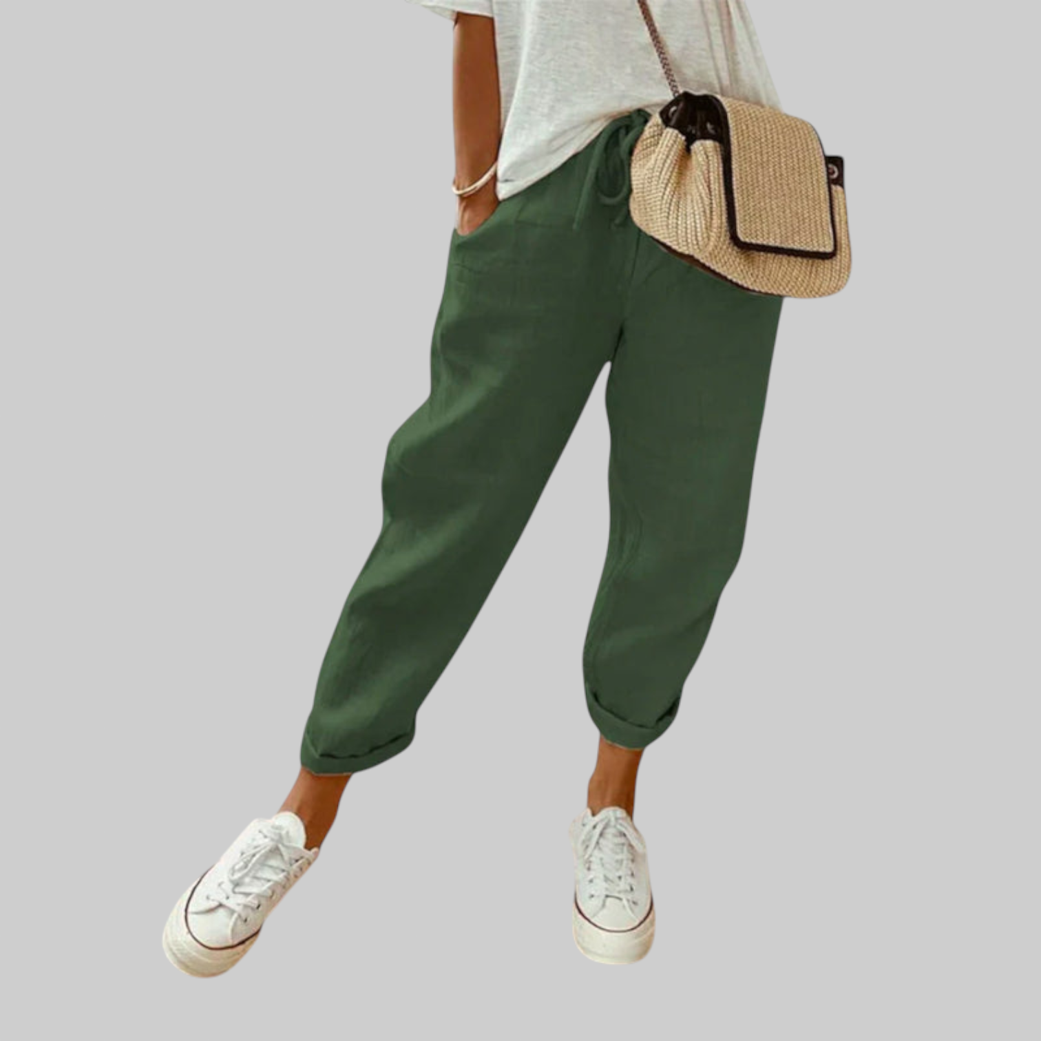 Giorgia – Prozračne hlače od lana