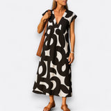 Magda | Jenina lagana haljina s V izrezom