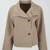 Elise | Luksuzni kratki kaput s dvostrukim zatvaranjem