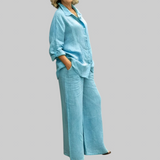 Enza | Komplet od lanenog platna