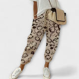 Burga | Udobne hlače od pamuka i lana