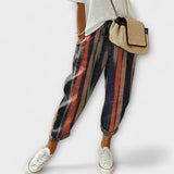 Aurora - Komotne hlače od lanenog i pamukog materijala