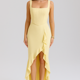 BELA | Elegantna saten korzirska haljina