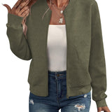 Dora – Estrukturirana bomber jakna s patentnim zatvaračem