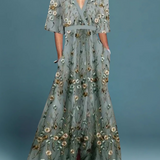 Romi | Elegantna maxis haljina s cvjetnim uzorkom