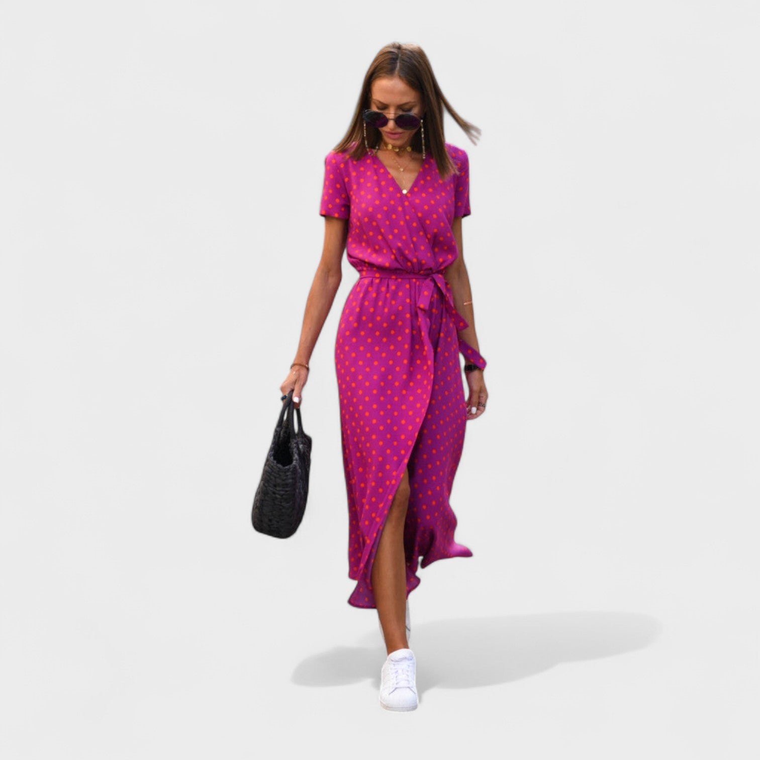 Ružičasta haljina Lirio - Boho Chic stil