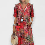 Lia | Srednja haljina za žene od lagane tkanine