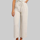 Yamira - Udobne hlače od lanenog platna
