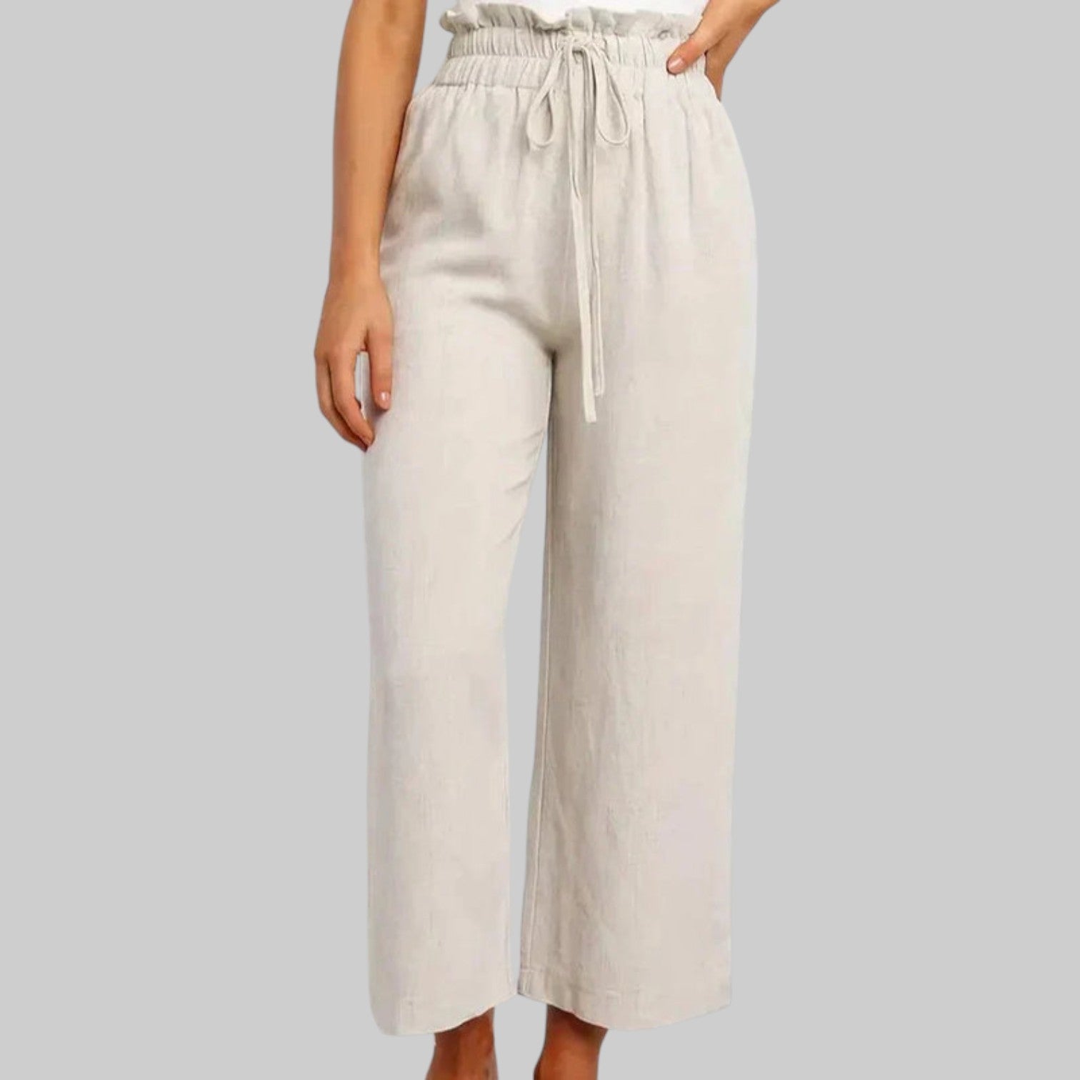 Yamira - Udobne hlače od lanenog platna